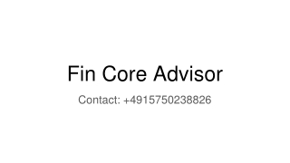 Fin Core Advisor