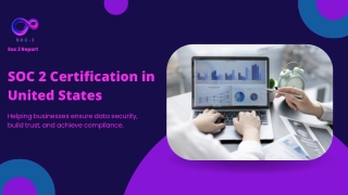 SOC 2 Certification in United States | SOC 2 Report