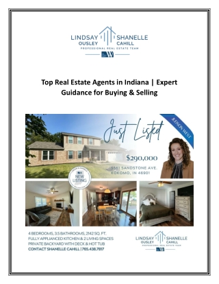 Top Real Estate Agents in Indiana | Expert Guidance for Buying & Selling