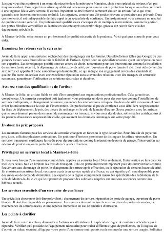Comment devenir un expert en securite residentielle a Mantes-la-Jolie avec l aid