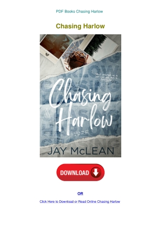 PDF Books Chasing Harlow
