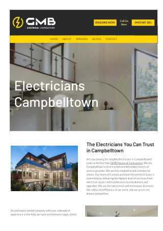 Electricians Campbelltown