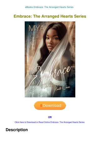 eBooks Embrace The Arranged Hearts Series