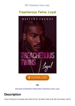 PDF Treacherous Twins Loyal
