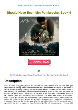 Books Should Have Been Me Pembrooke  Book 4