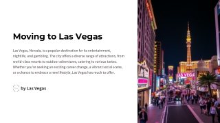 Moving To Las Vegas
