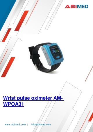 Wrist-pulse-oximeter-AM-WPOA31
