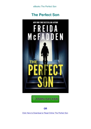 eBooks The Perfect Son