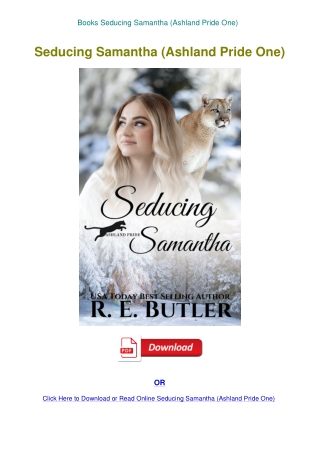 Books Seducing Samantha (Ashland Pride One)