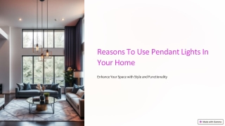 How Pendant Lights Can Transform Your Living Space