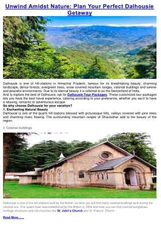 Unwind Amidst Nature