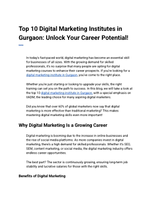Digital marketing institute in gurgaon Likedin