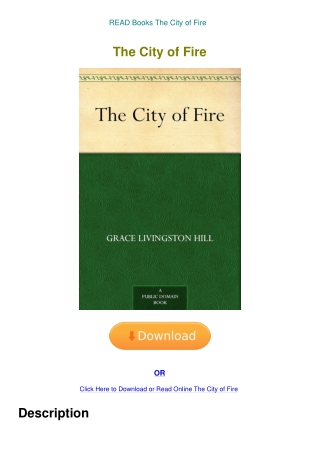 READ Books The City of Fire