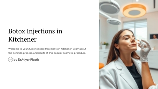 Botox Injection Kitchener