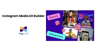 Instagram Media kit Builder - My Wall