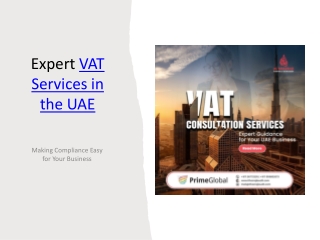 Expert VAT Services in the UAE