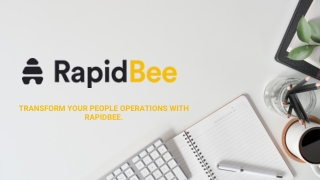 RapidBee - Transform Your People Operations with RapidBee