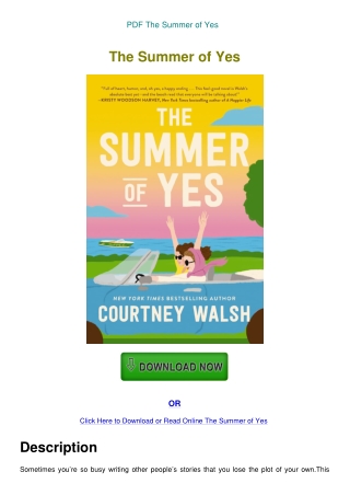 PDF The Summer of Yes