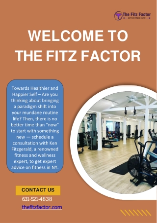 The Fitz Factor: Elite Fitness Training in New York