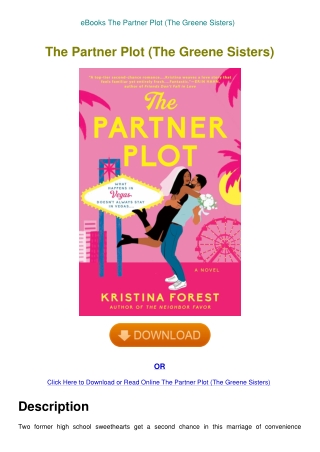 eBooks The Partner Plot (The Greene Sisters)