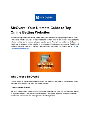 Fantasy Cricket App – Bet, Play & Win at Six Overs