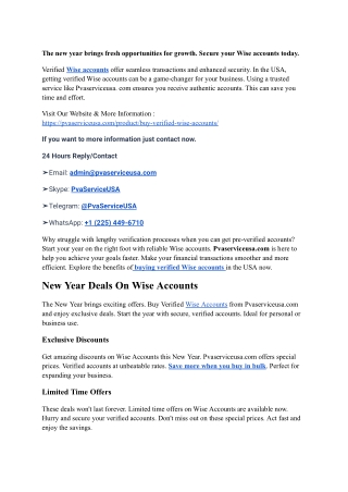 #3Buy-Verified-Wise-Accounts-100%-fully-USA-IP-verified-2025-Seller