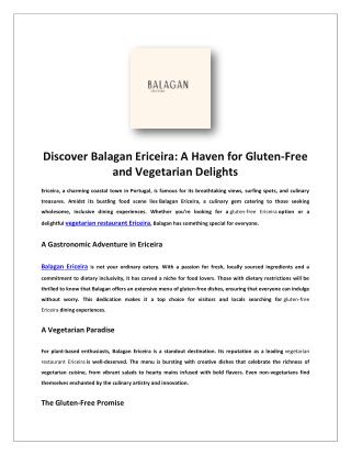 Best Vegan Restaurants In Ericeira, Portugal | Balagan Ericeira