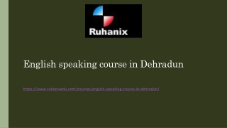 English speaking course in Dehradun
