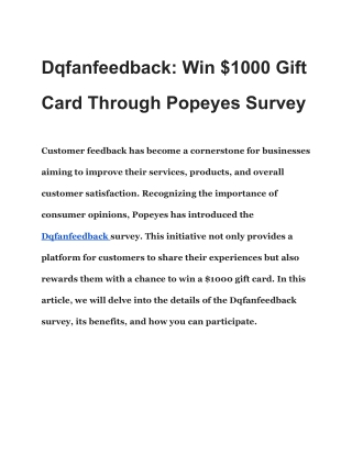 DQFanFeedback- Free Dilly Bar - Dairy Queen Survey