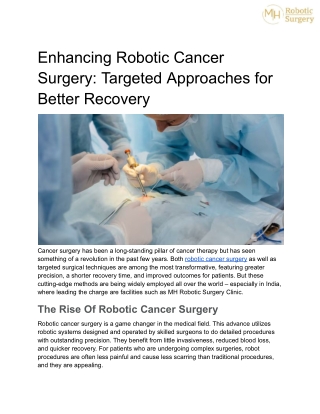 Enhancing Robotic Cancer Surgery_ Targeted Approaches for Better Recovery (1)