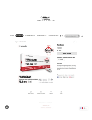 buy Parabolan in belgium - osmanpharmacie.fr