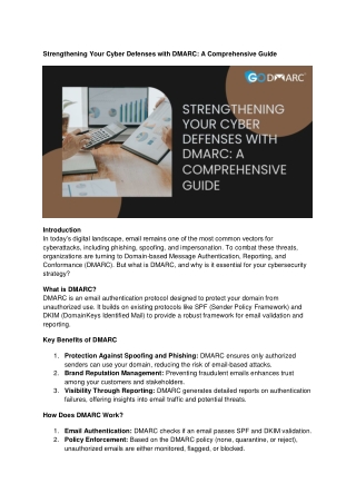 Strengthening Your Cyber Defenses with DMARC_ A Comprehensive Guide (1)