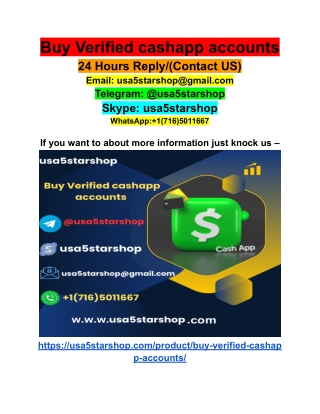 Buy Verified cashapp accounts