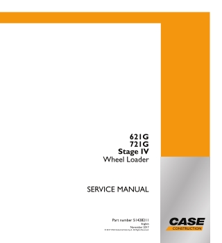 CASE 621G 721G Stage IV Wheel Loader Service Repair Manual Instant Download