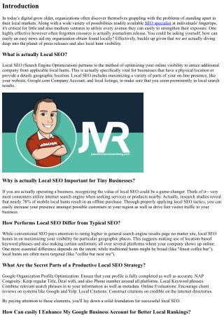 Exactly How to Utilize Press Releases to Improvement Your Organization's local s