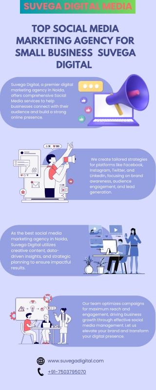 Top Social Media Marketing Agency For Small Business  Suvega Digital