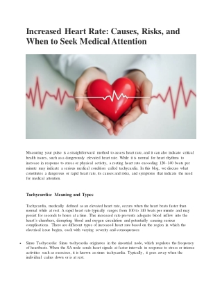 What is a Dangerous Heart Rate: Symptoms, Causes & Risk Factors