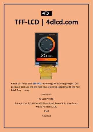 TFF-LCD  4dlcd.com