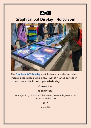 Graphical Lcd Display  4dlcd.com