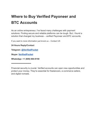 Where to Buy Verified Payoneer and BTC Accounts (1)