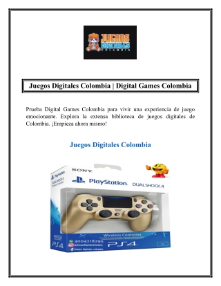Juegos Digitales Colombia | Digital Games Colombia