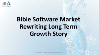Bible Software Market Rewriting Long Term Growth Story