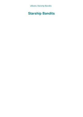 eBooks Starship Bandits