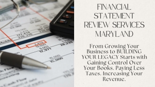 Financial Statement Review Services Maryland