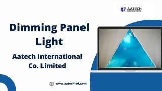 Dimming Panel Light