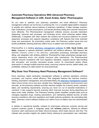 Automate Pharmacy Operations With Advanced Pharmacy Management Software in UAE_ Pharmacyplus (2)