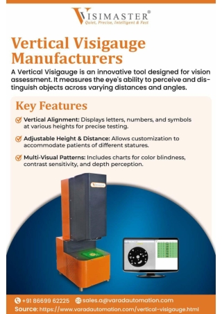 Vertical Visigauge Manufacturer in Pune, India