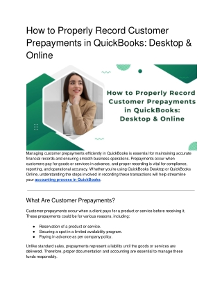 How to Properly Record Customer Prepayments in QuickBooks_ Desktop & Online-1
