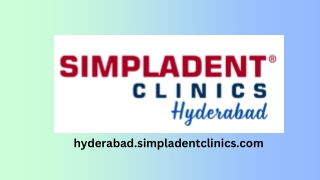 Simpladent Clinics in Hyderabad