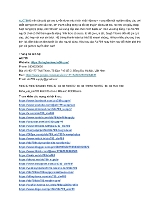 ALO789 - Link trang chủ chính thức  Alo789 đá gà uy tín hàng đầu 2025